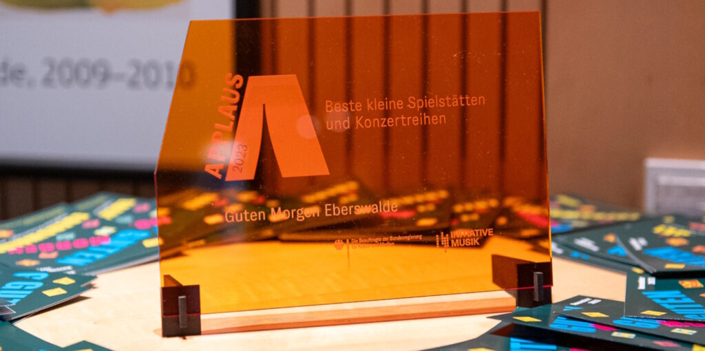 Guten-Morgen-Eberswalde ist 2023 schon zum fünften Mal mit dem Applaus-Preis ausgezeichnet worden. Foto: Steffen Groß